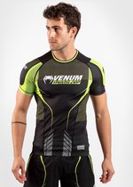 Venum Training Camp 3.0 S/S Rash Guard Zwart Geel maat S