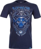 Venum Hanuman T-shirt Blue Kickboxing Kleding maat XXL