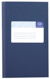 Djois Atlanta notitieboek - 165 x 105 mm - gelijmd - 64 bld/128 blz - blauw - 1 stuk