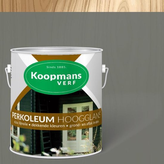 Koopmans Perkoleum - Dekkend - 2,5 liter - Donkergrijs | bol.com