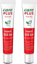 2X Care Plus Insect SOS Gel 20ml - helpt na steken van de mug, de wesp, de paardenvlieg en na een kwallenbeet -