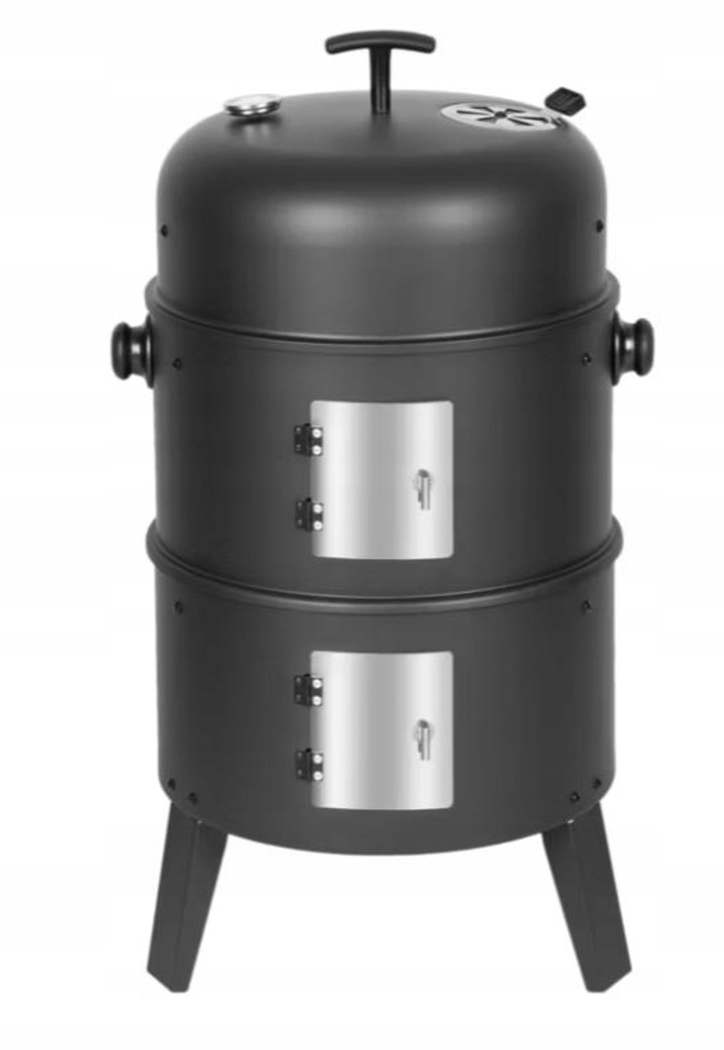 Merkloos Koolgrill met Rookoven - Perfect voor Buiten