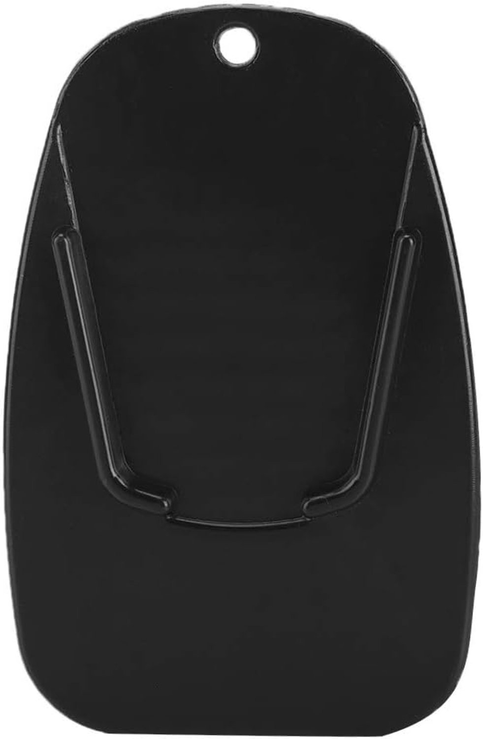 Dailygoods- Zijstandaard Pad - Universale Motorsteun - ABS Kunststof - Antislip - Versterking - 9x5.7cm - Zwart - Motorcycle Kickstand