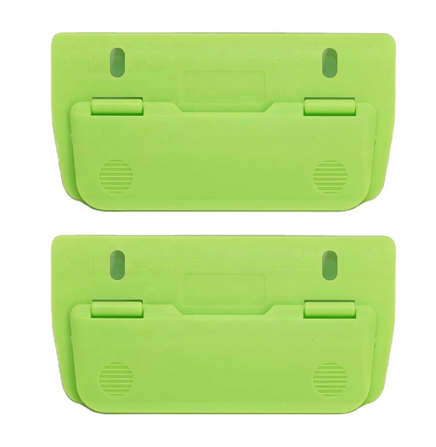 Mini platte perforator, 2 gaten, 60mm, set van 2 stuks