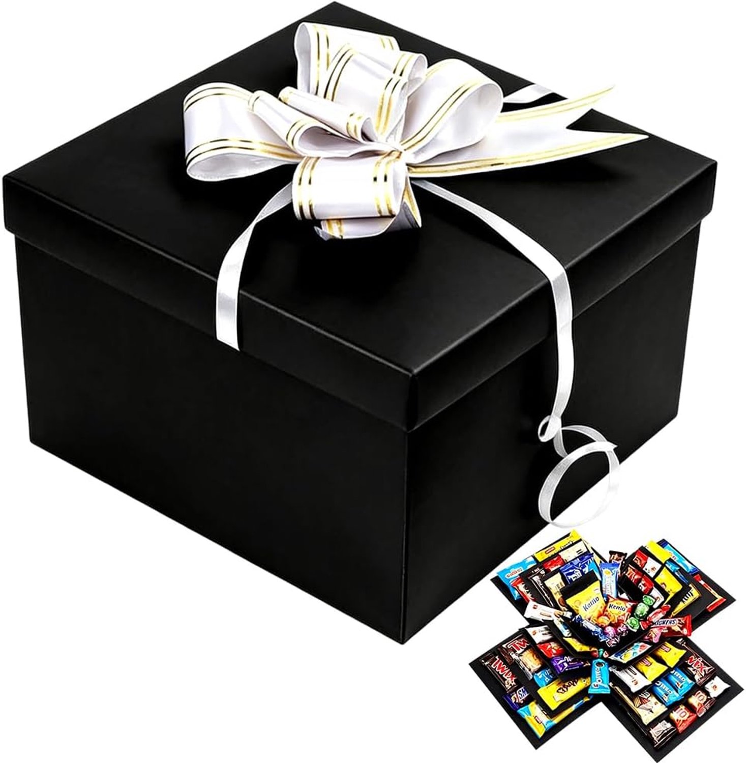 5 Lagige Geschenkbox Explosionsbox, DIY Überraschungsbox für Geschenkverpackung, Explosionsbox Bastelset, Handgemachte - ShopVlot