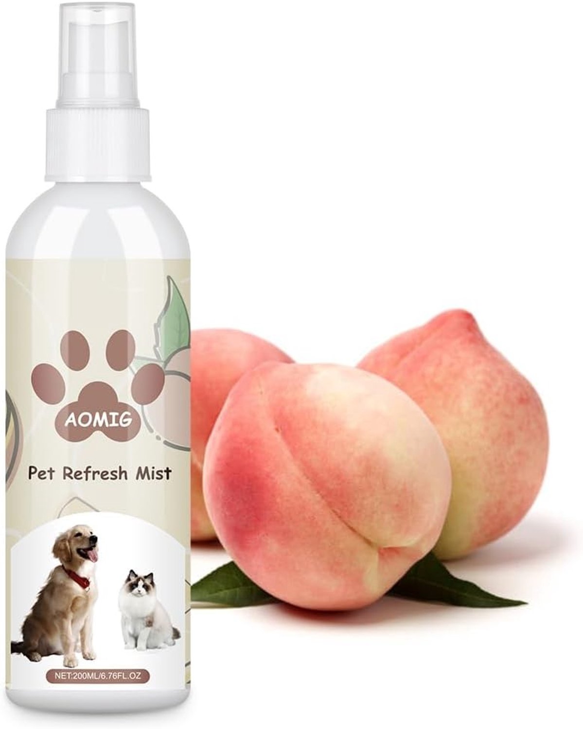 Natuurlijke Deodorant Spray voor Honden en Katten, 200 ml, Verwijdert Geuren en Vlekken, Langdurige Effectiviteit, Huisdier Verzorging en Frisse Geur