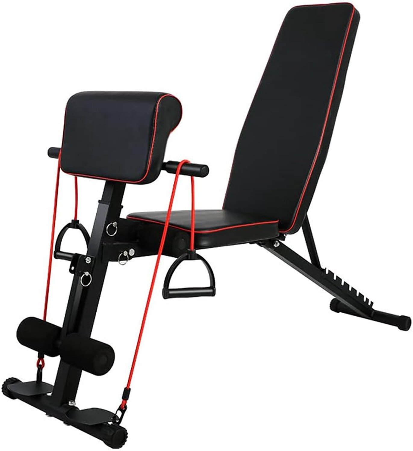 AWANG Utility Weight Banks Lifting Sit Up Ab Sofa, Adjustable Weight Bench Foldable Strength Training Sofa, Home Gym - ShopVlot