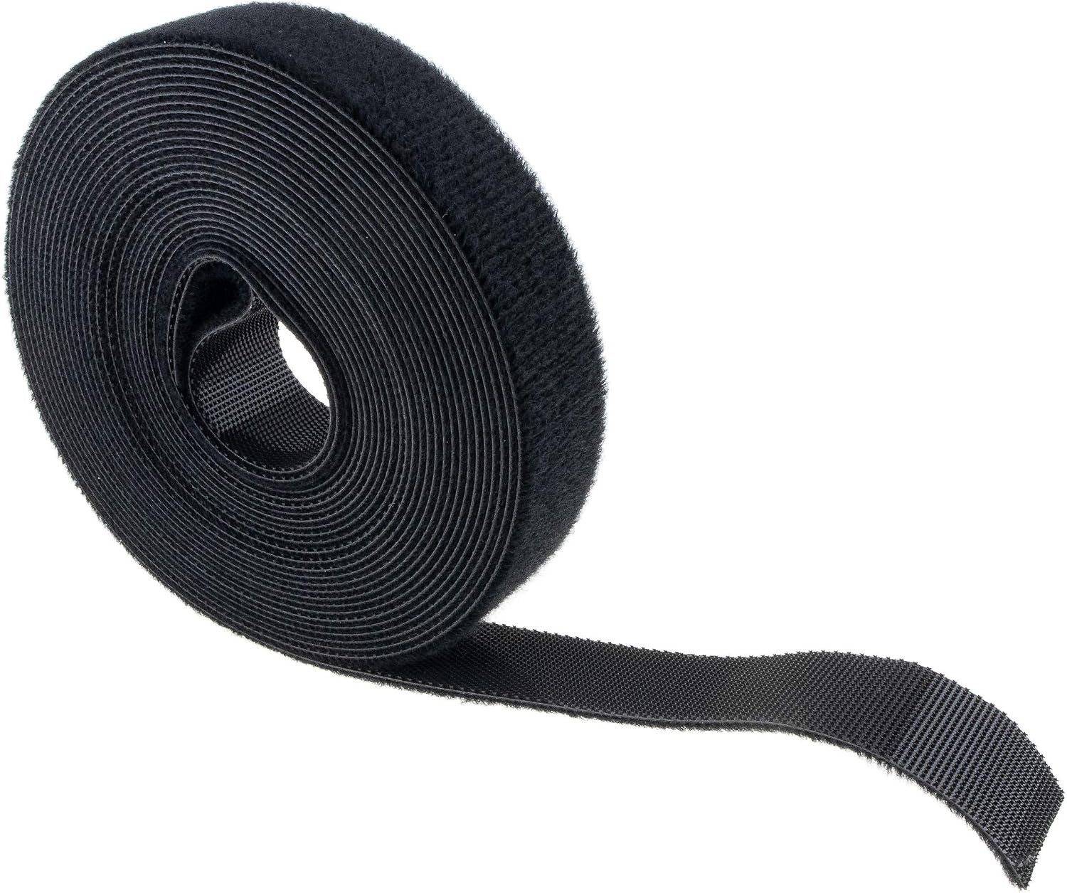 Kabelbinders 20 mm x 10 m - Velcro - Zwart - Individueel inkortbaar - ShopVlot