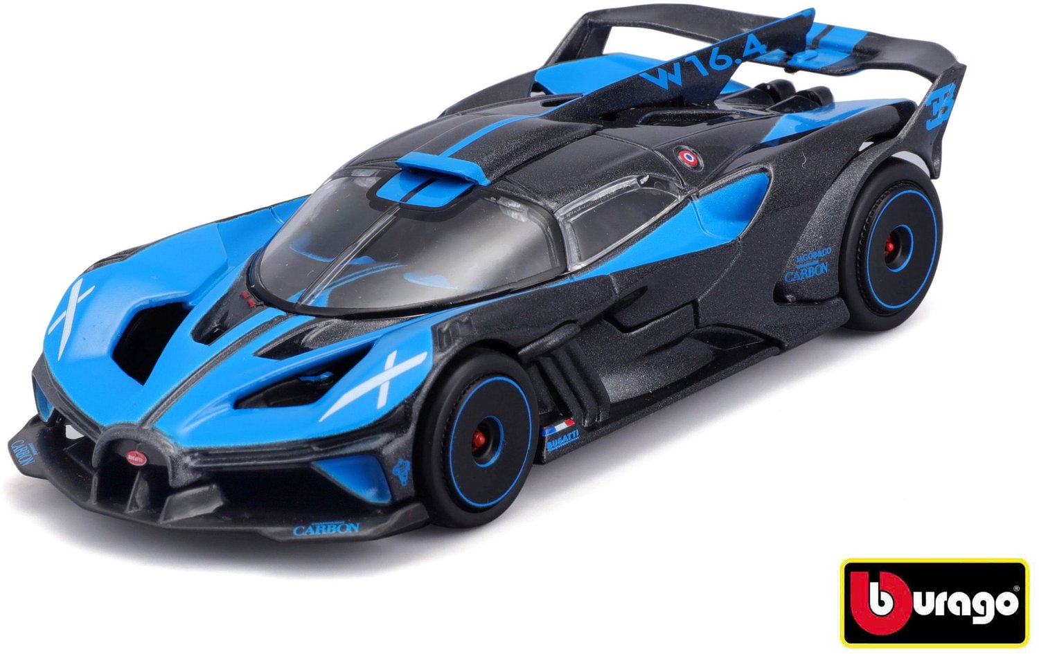 Bburago Bugatti Bolide W16 8.0 2020 schaal 1:43 modelauto