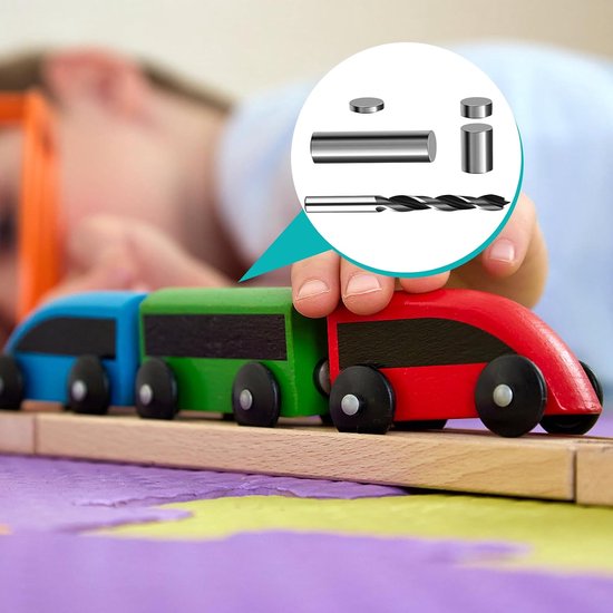 Cylindrical Steel Weights for Pinewood Derby Cars, 193g, 4 Gradable Sizes for Accurate Weight Optimization and Gear - ShopVlot — afbeelding 4
