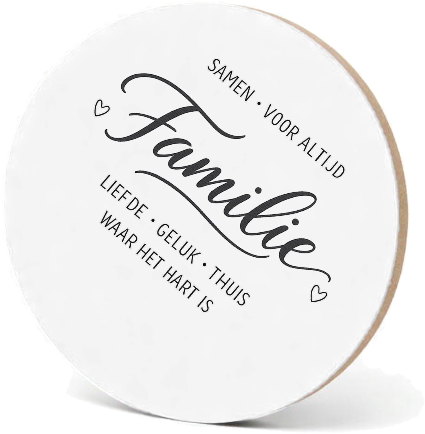 Mr Cadeautjes MDF fotolijst - design Een vergelijkbare warme typografische cadeaustijl met een ce | cadeau Wit