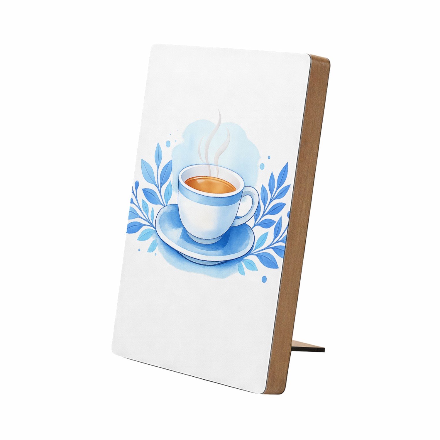 Mr Cadeautjes Glasframe/MDF 12,7 x 17,8 - design Een vrolijk dankbaar cadeau-ontwerp met een warm seizoensgev | cadeau Wit