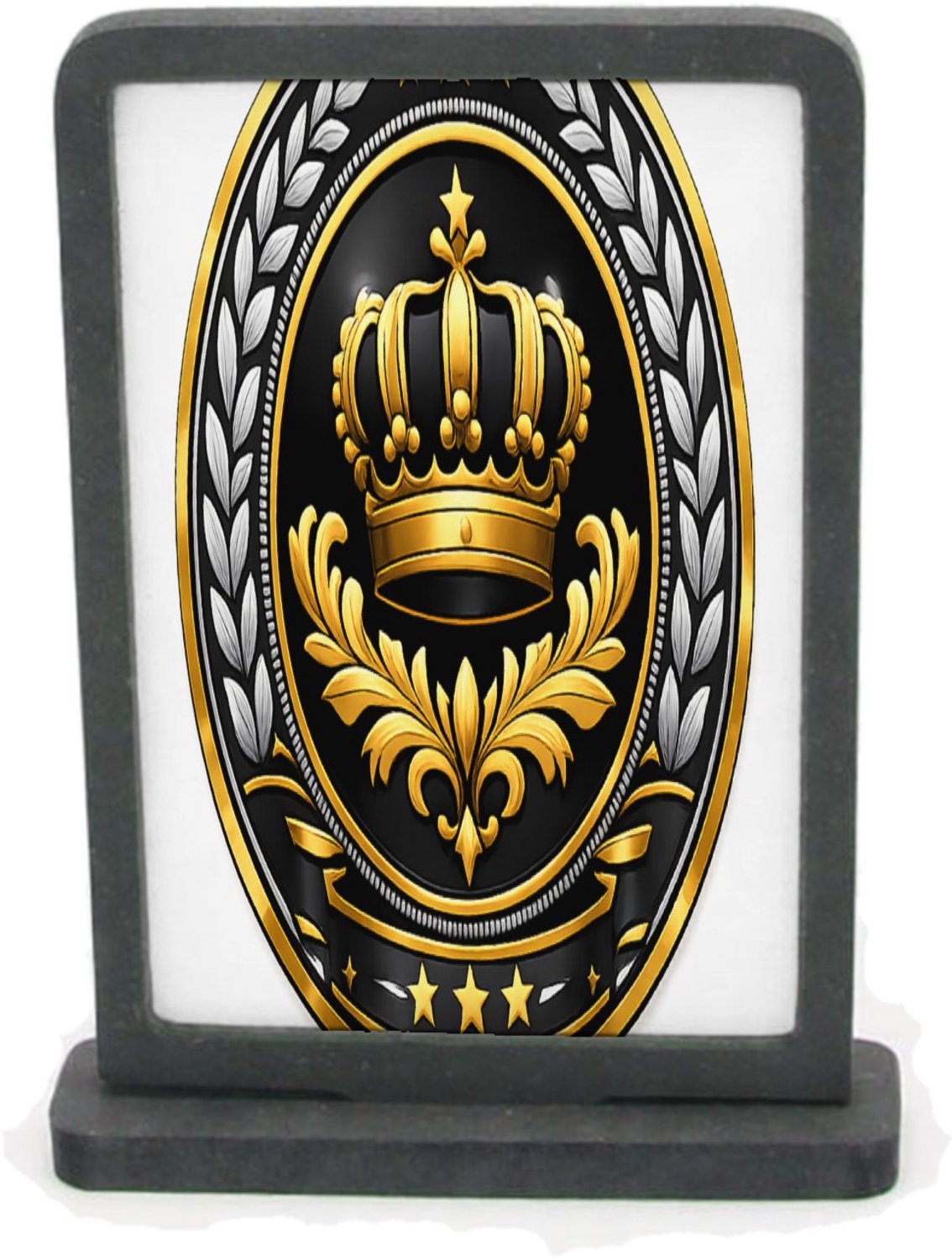 Mr Cadeautjes Houten fotolijst rechthoek met MDF inleg - design Koninklijk compliment voor een andere rol binnen het gezin | cadeau Wit