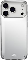 xoxo Wildhearts hoesje met spiegel - Geschikt voor iPhone 17 Pro Max - Mirror Case - Spiegelhoesje - Transparant - Siliconen case met spiegel - Schokbestendige backcover - Telefoonhoesje