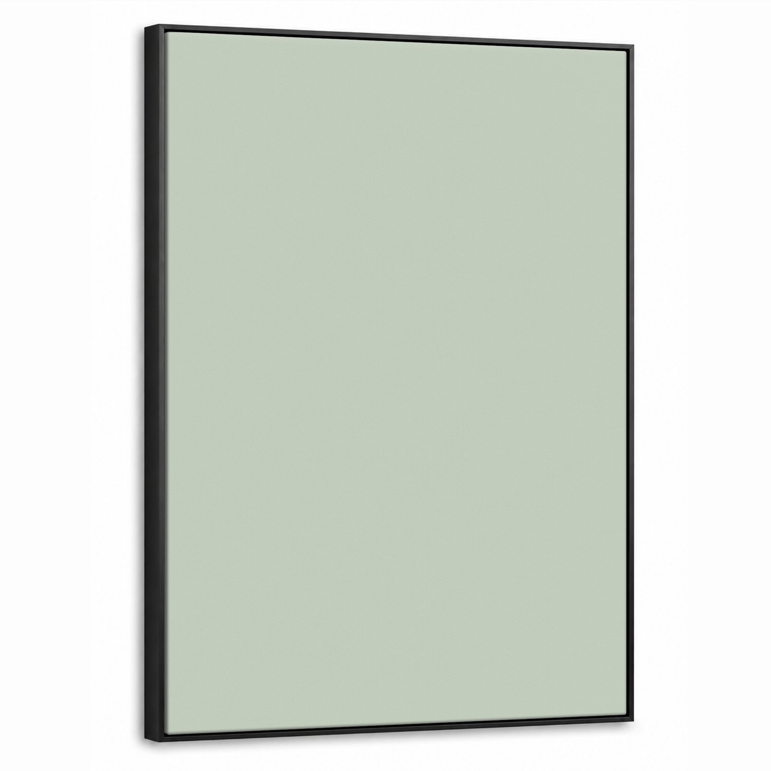 Canvas Schilderij met Baklijst 50x70cm - Frosted - Mint - Groen - Muurdecoratie woonkamer - Slaapkamer decoratie - Kamer accessoires - Schilderijen op canvas met lijst