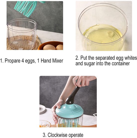 Handmixer - Spatwaterdicht - Afneembaar handvat — afbeelding 2