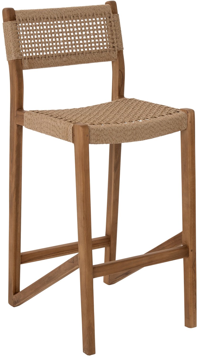 J-Line Barstoel Cakra Teak Hout Naturel