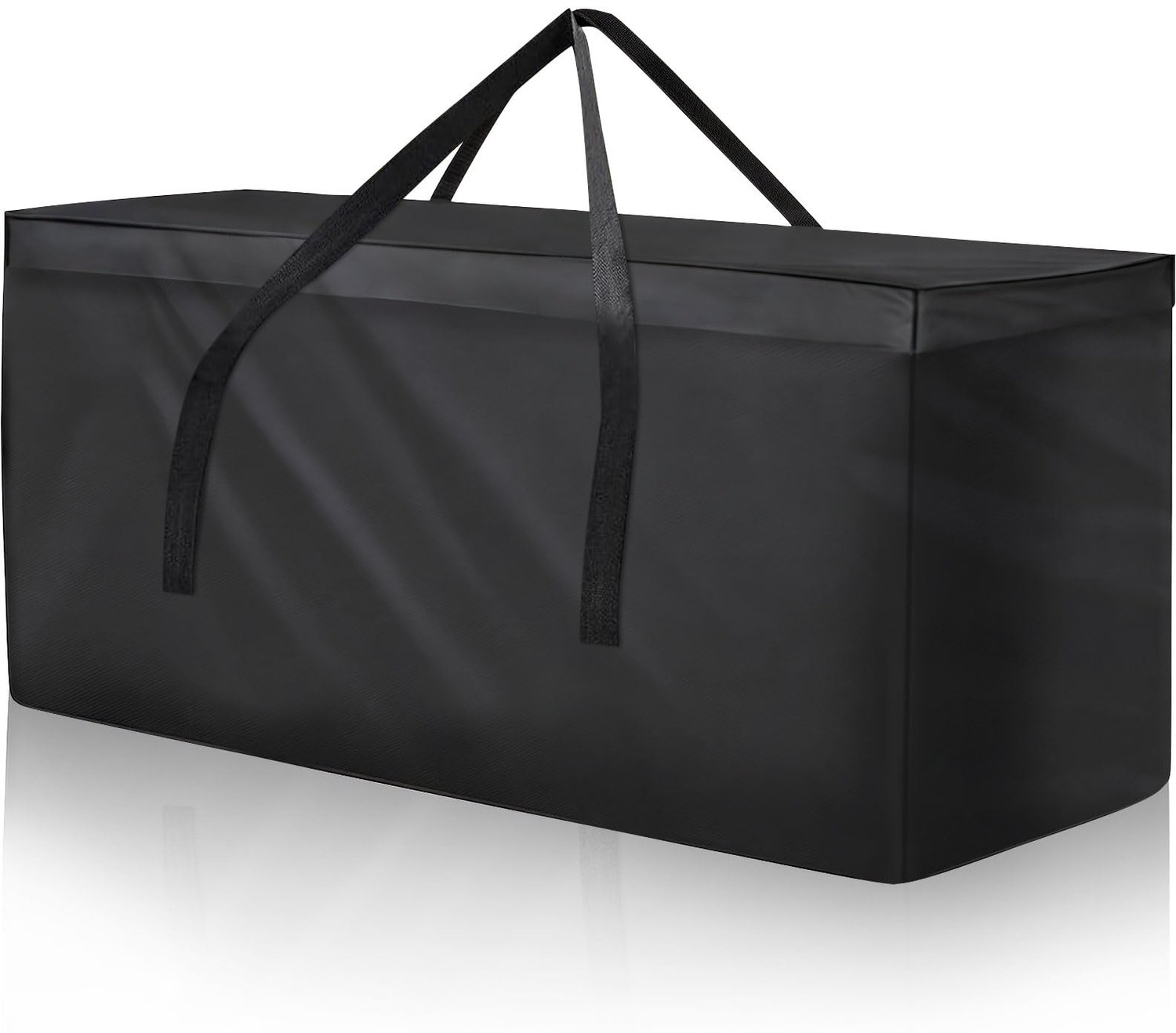 Famanu Opbergtas en beschermhoes voor tuinkussens, scheurvast 600D Oxford, 200 x 60 x 75 cm, voor tuinmeubelen, biedt betrouwbare bescherming tegen weersinvloeden, eenvoudig te reinigen en ideaal voor het opbergen van kussens wit