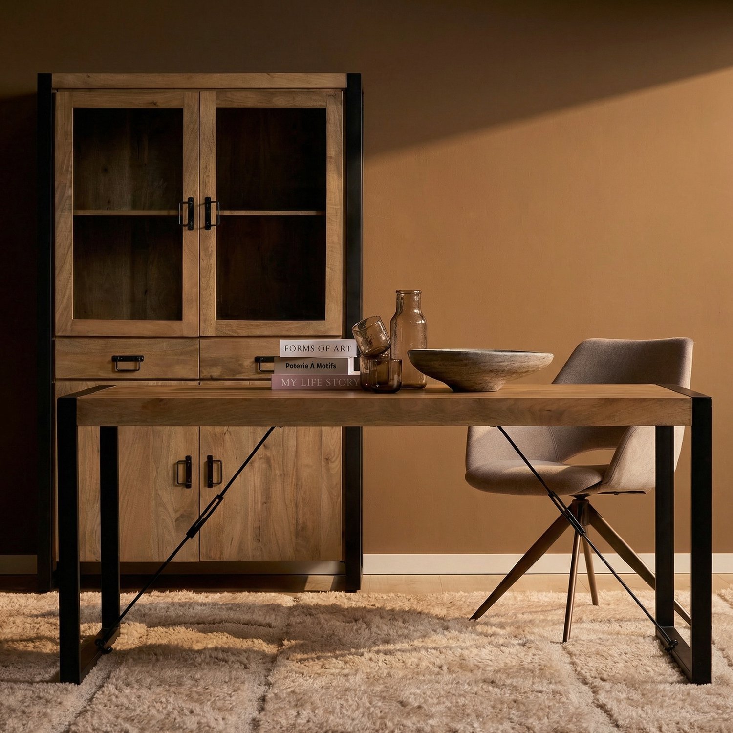 Starfurn Eettafel Britt - Bruin - 80x160x76 cm