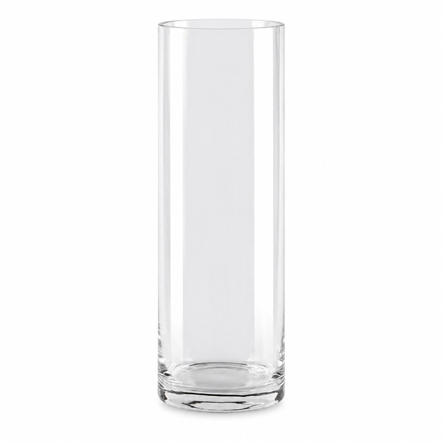 SWGOTA Transparante cilindervaas van acryl - opening 15 cm, hoogte 40 cm - rechte vaas voor bloemschikken