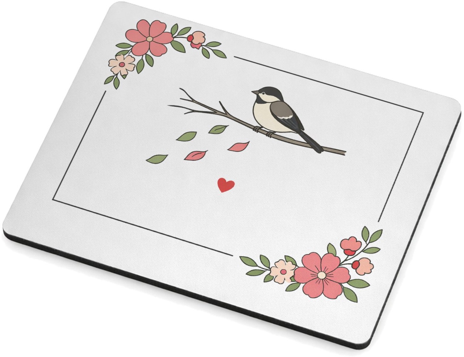 Mr Cadeautjes MDF magnetische fotolijst 9 x 7 - design Een minimalistisch herinneringsontwerp met een stil natuurta | cadeau Wit