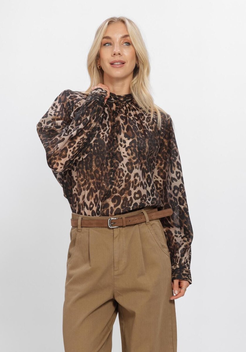 WITHBLACK Wblelvira Ls Blouse Dames - Jurken - Multi - Maat M