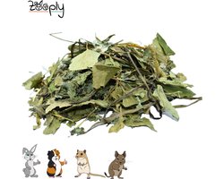 Zooply Bladerenmix - Kruiden & Snacks - 100% natuurlijk - Voor konijnen & cavia's - 400 gram