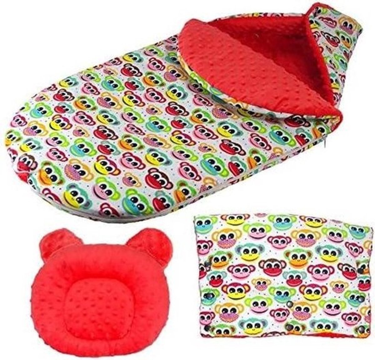 Kinderwagen Voetzak - Buggy Liner Slaapzak - Baby Comfort - Afneembare Voorklep - 85x45 cm - Zwart