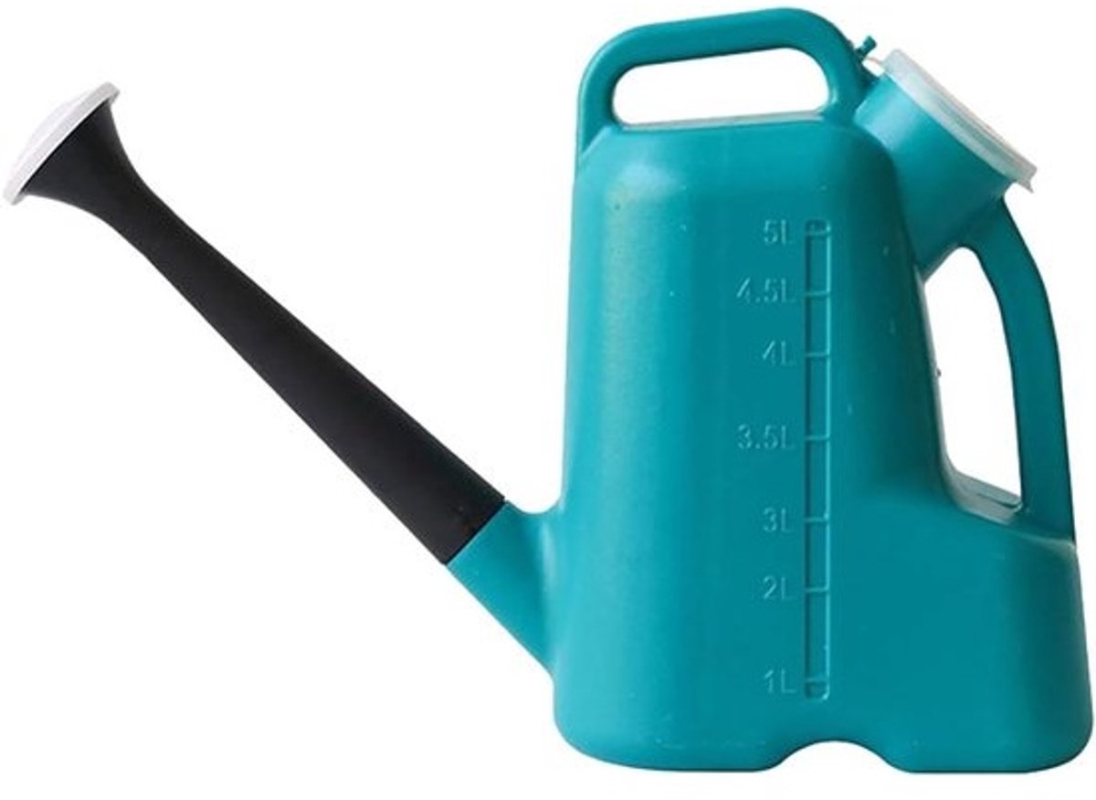 Grote 5 Liter Tuingieter voor Buiten met Lange Uitloop en Deksel - Bloemengieten en Terrastuin