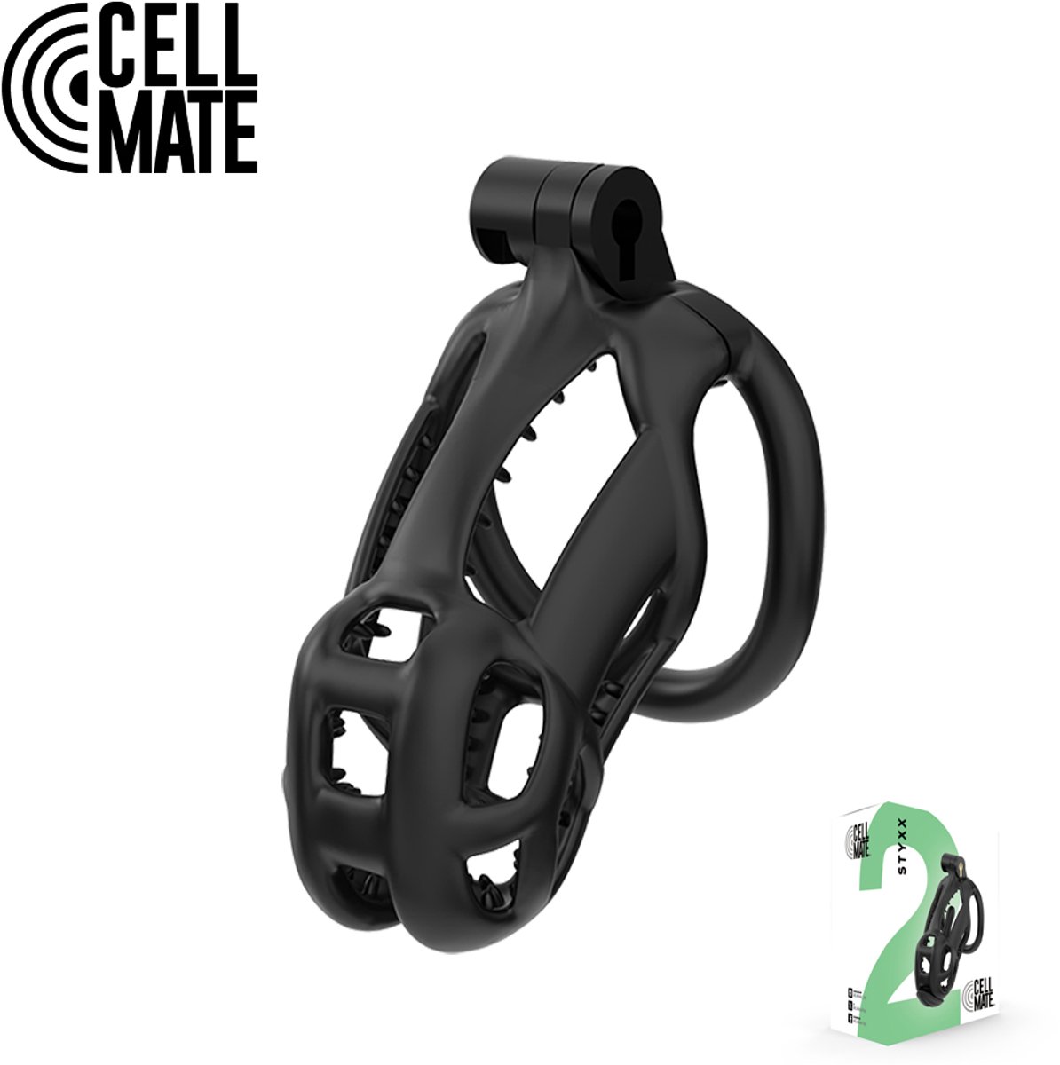 Cellmate - Styxx Chastity Cage - Discreet design - Maat 2