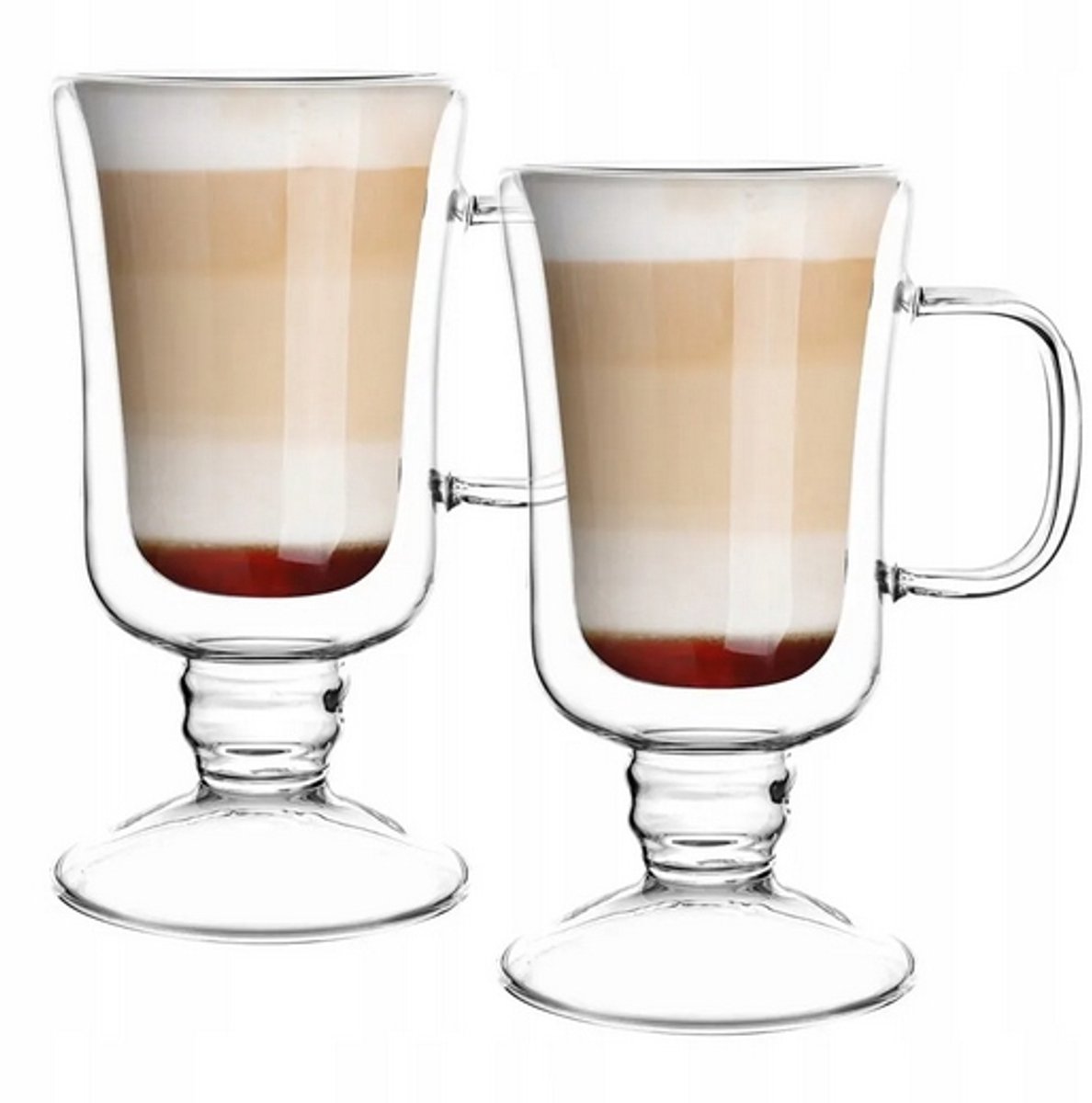 2x Thermische Glasen voor Latte Macchiato, 180ml