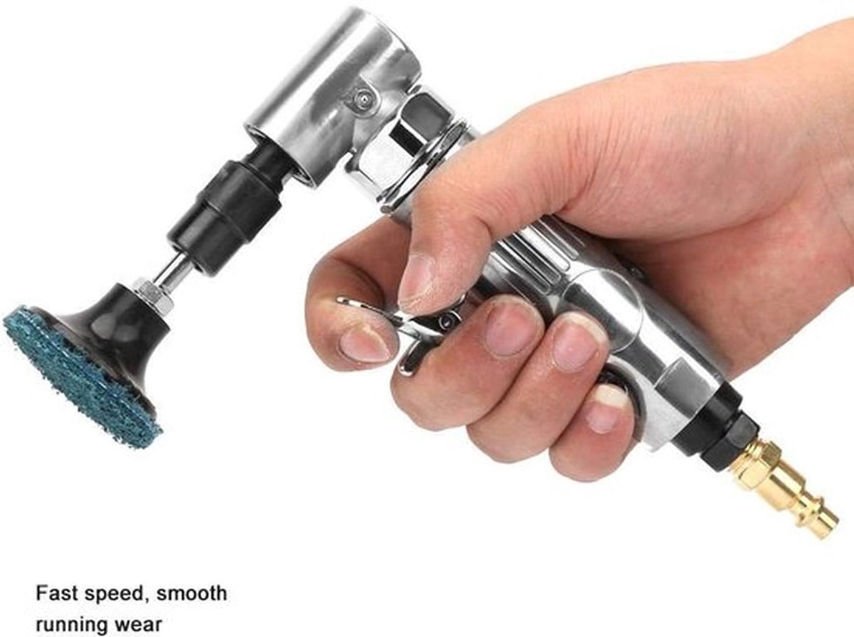 - Pneumatische 1/4 inch perslucht-persluchtmolen - Industrieel slijpen - Zilver - Slijtvast en soepel - Ontbramen en vormen - Geschikt voor..