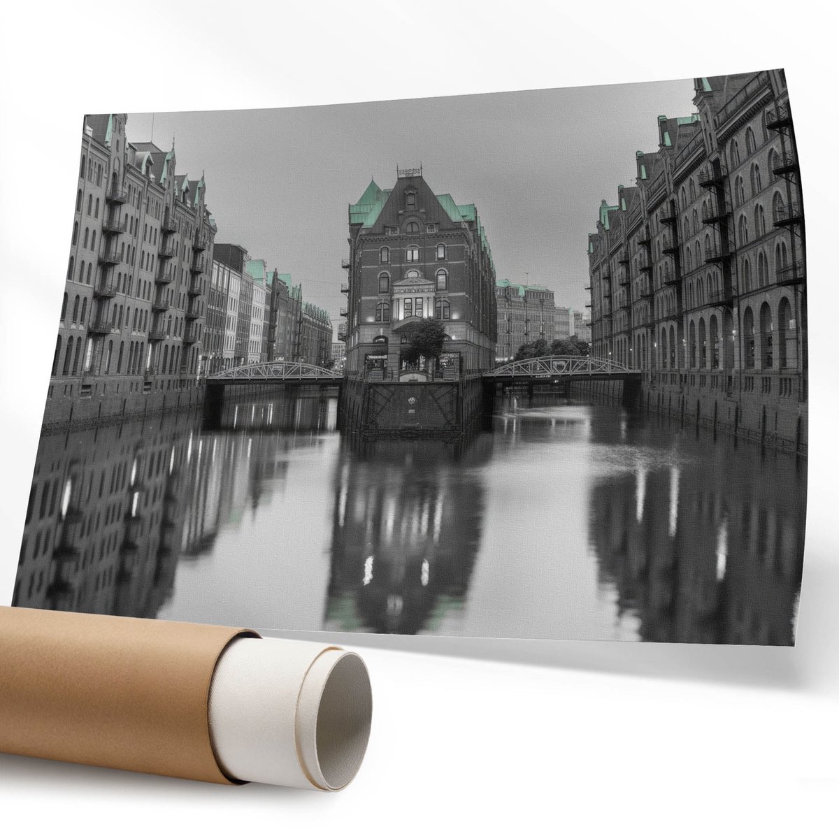 Coloray Canvas Poster Polycanvas - Savage Auto, Poster - 594 x 840 mm - Oranje Decoratie - Rechthoek - Decoratieve poster - Kantoor - Expressief