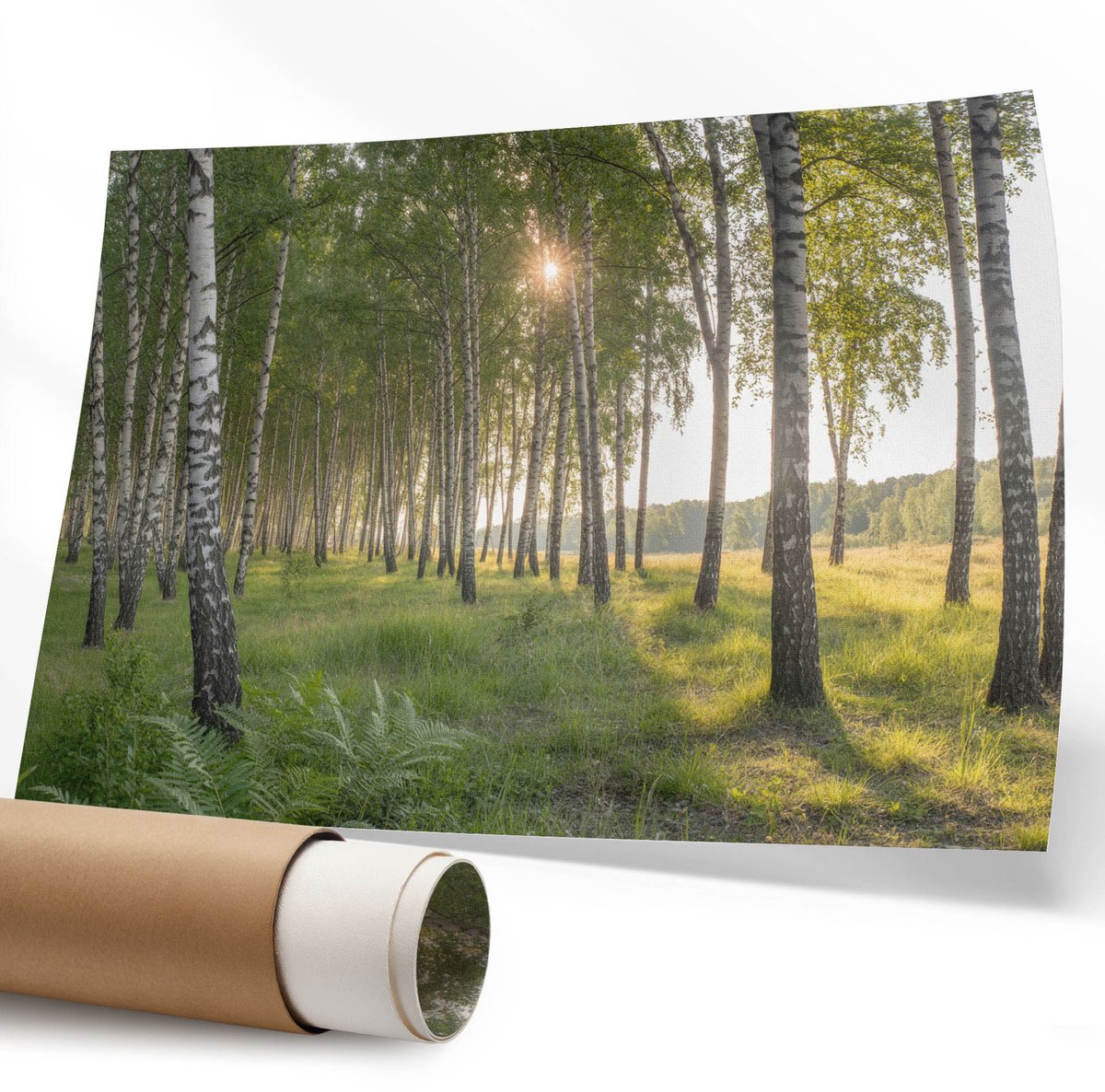 Coloray Polycanvas Wandposter - Stockholmse Sneeuwbol, Illustratie - 594 x 840 mm - Blauw Motief - Rechthoek - Wandkunstwerk - Slaapkamer - Modern