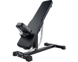Ironmaster Super Bench Pro - Fitnessbank - Uitschuifbaar - Verstelbaar - Gewichtsbank tot 450 kg - Kleur: Zwart
