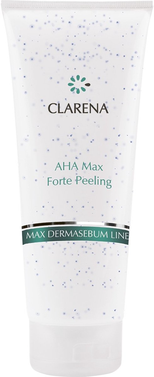 Clarena AHA Max Forte Peeling 100 ml - Gezichtspeeling - AHA Fruitzuren - Intensieve Exfoliatie - Voor Alle Huidtypen