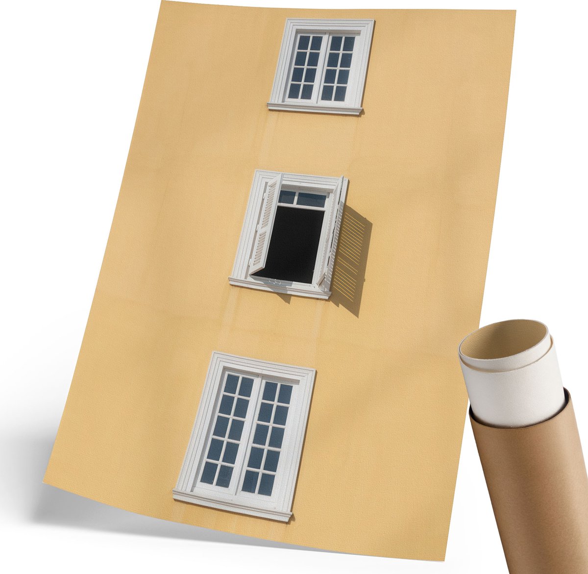 Coloray Polycanvas Wandposter - Passie Voor Racen, Illustratie - 420 x 594 mm - Zwart-wit Decoratie - Rechthoek - Canvasposter - Woonkamer, Slaapkamer, Kantoor - Popcultuur