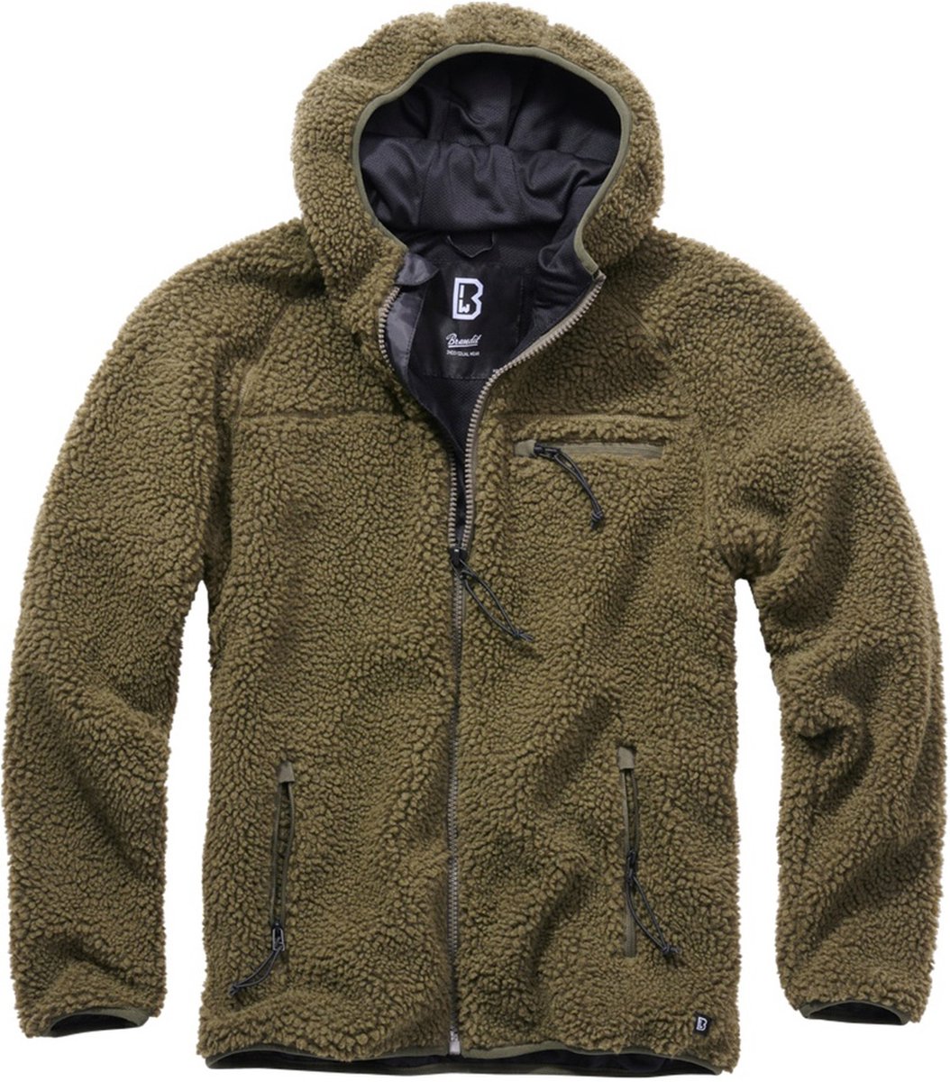 Brandit - Teddyfleece Worker Jacket - 3XL - Groen