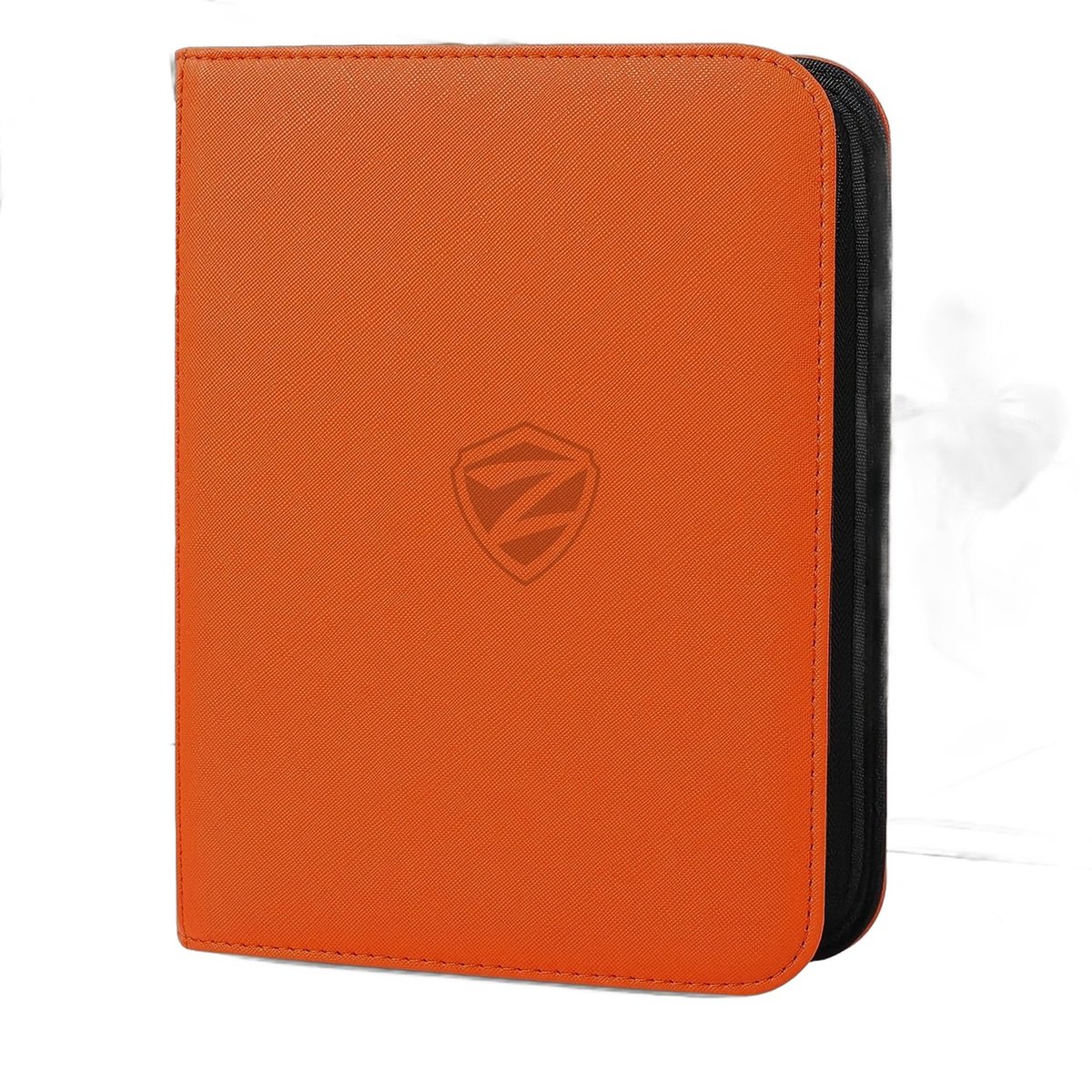 Currero Toploader Binder - Verzamelmap Kaarten - Geschikt voor Pokemon - 4 Pocket - 9 Pocket - 12 Pocket - Trading Card Map - Toploadermap - Oranje - 360 Kaarten