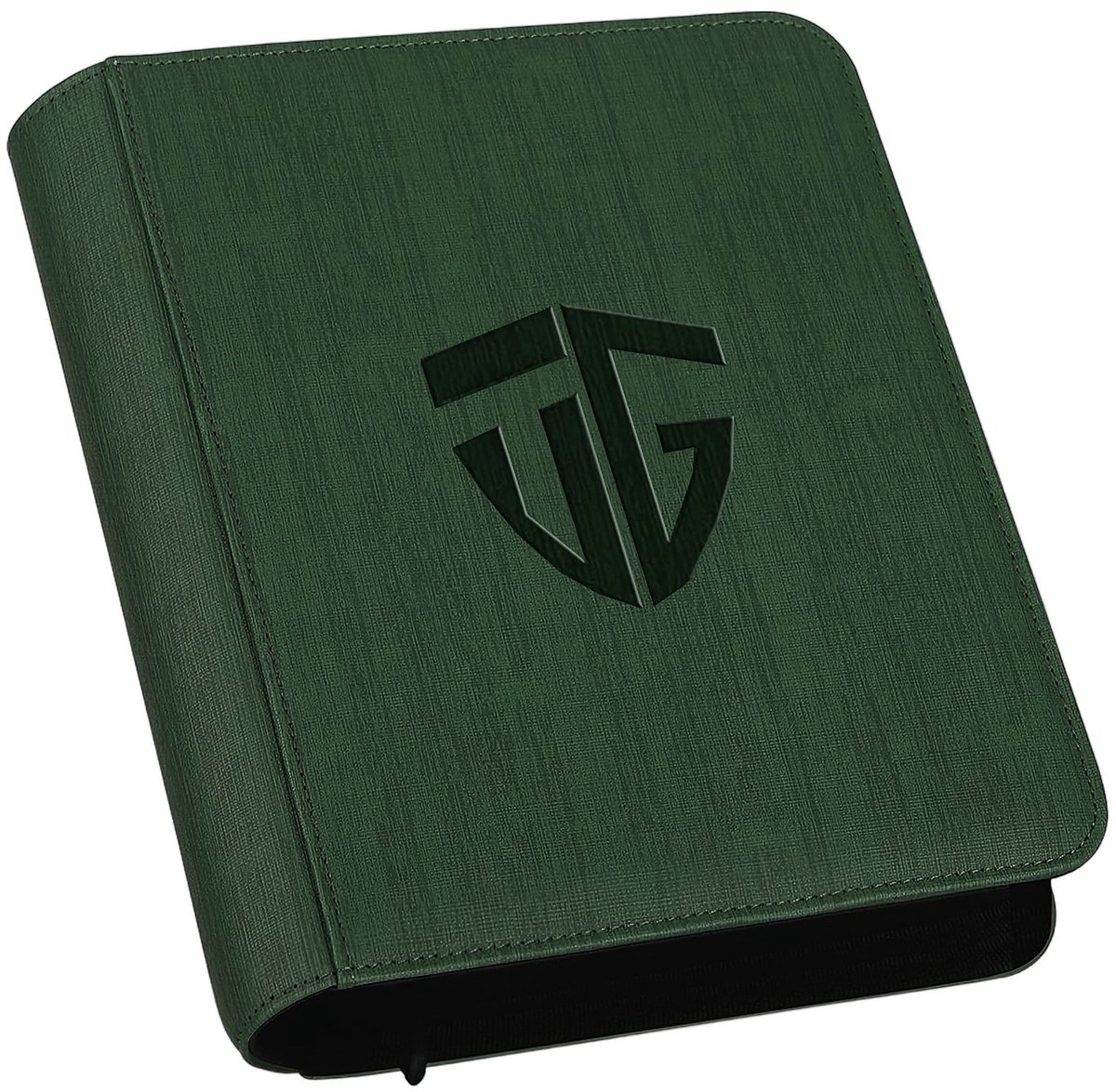 Currero Toploader Binder - Verzamelmap Kaarten - Geschikt voor Pokemon - 4 Pocket - 9 Pocket - 12 Pocket - Trading Card Map - Toploadermap - Groen - 160 Kaarten