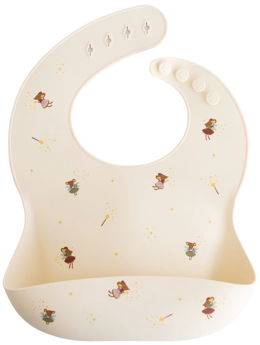 Mushie Siliconen Slab - Fairy Mice