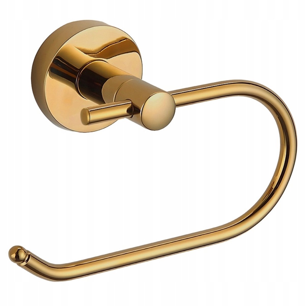 Gouden Metalen Toiletpapierhouder CEZAR-GL - Wandmontage