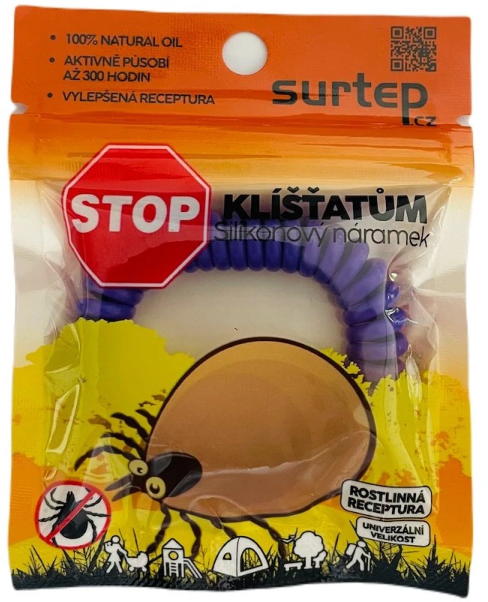 Surtep Animals Stop teken siliconen armband, 20 stuks, mix kleuren