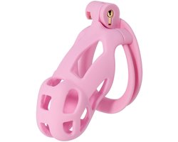 Hidden Desire Kuisheidskooien ABS - Penis Prison Cock Cage Regular - Roze