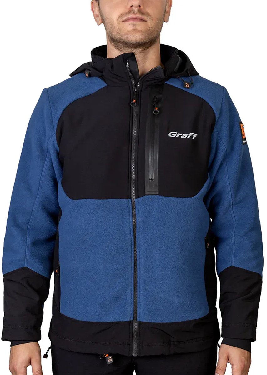 Graff Waterstop Fleece 562-ws-3 Jas Blauw M Man