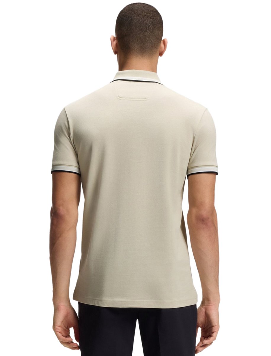 Hugo Boss poloshirt korte mouw beige