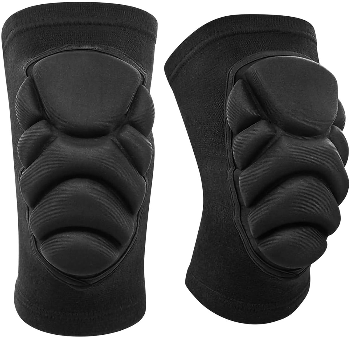 Kniebeschermers voor worstelen, volleybal, voetbal, uniseks, flexibele lichtgewicht kniebeschermers met comfortabele schuimvulling voor paaldans, yoga, mountainbike, skateboard, jeugdkniebeschermer