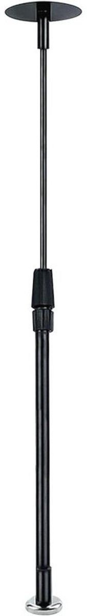 Brandhout Meetgereedschap - Zaag Houtmeter - Uniform Hout Zagen - Telescopische As - 40-66 cm - Zwart