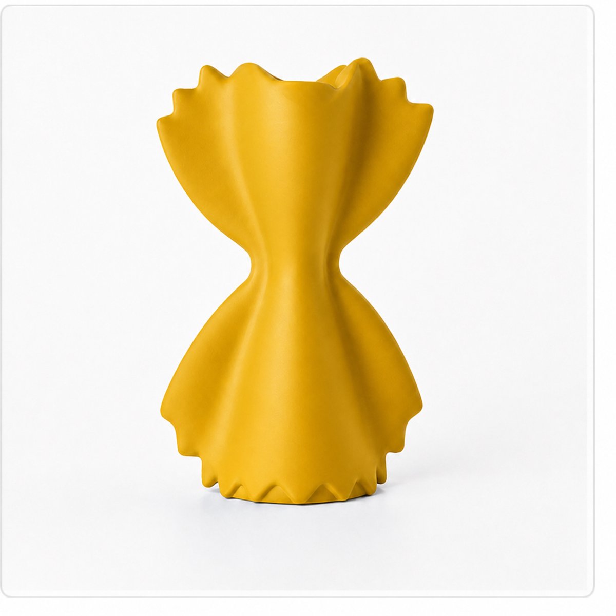 Fiastra Farfalle pastavaas - Geel