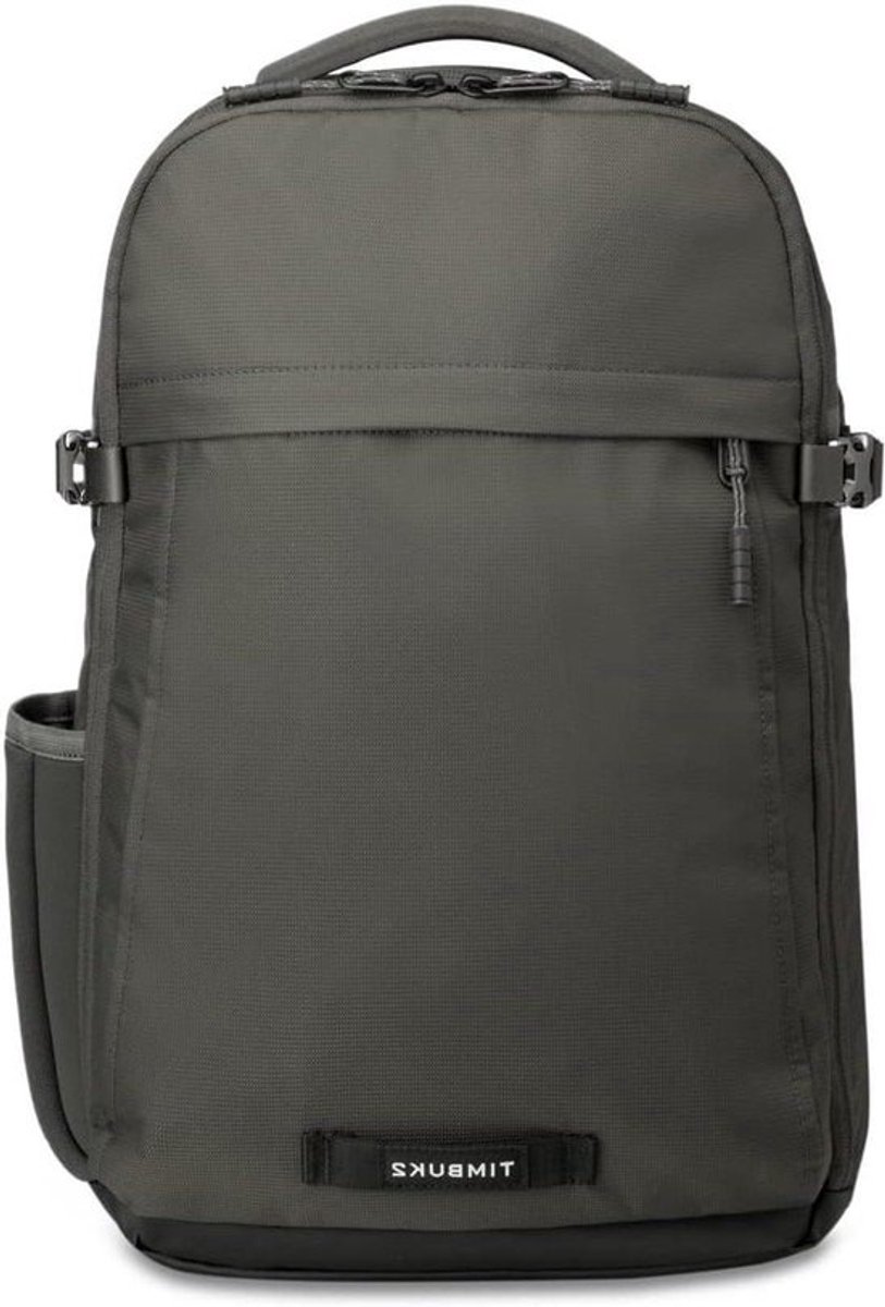 Laptoptas Deluxe - Werk Rugzak - Georganiseerd Werken - Gerecycled Materiaal - 18 Liter - Donkergrijs